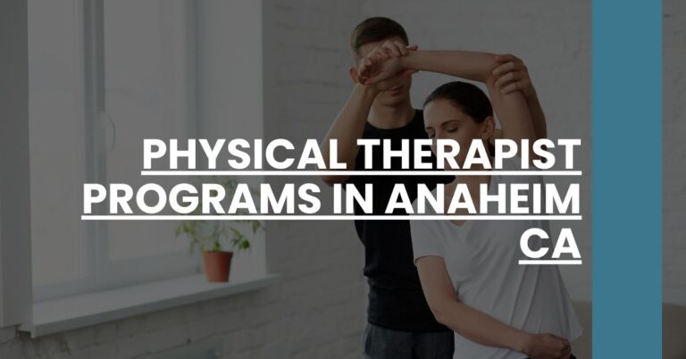 Physical Therapist Programs in Anaheim CA Feature Image