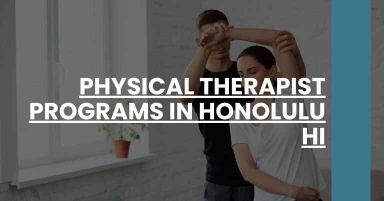 Physical Therapist Programs in Honolulu HI Feature Image