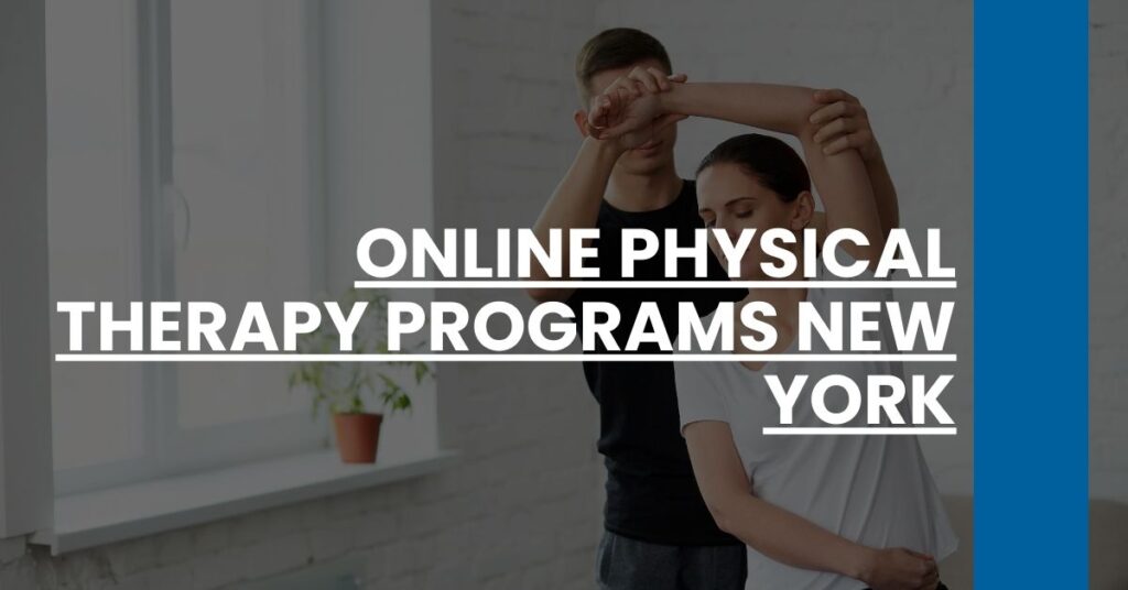 Online Physical Therapy Programs New York Feature Image