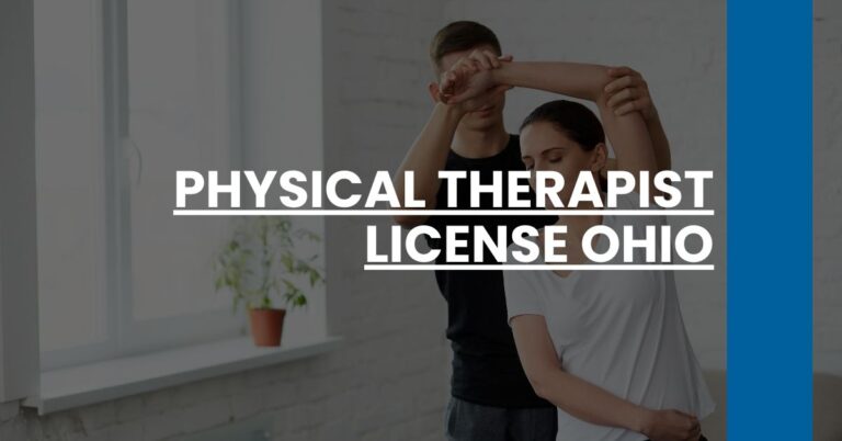 Physical Therapist License Ohio - NPTE 101